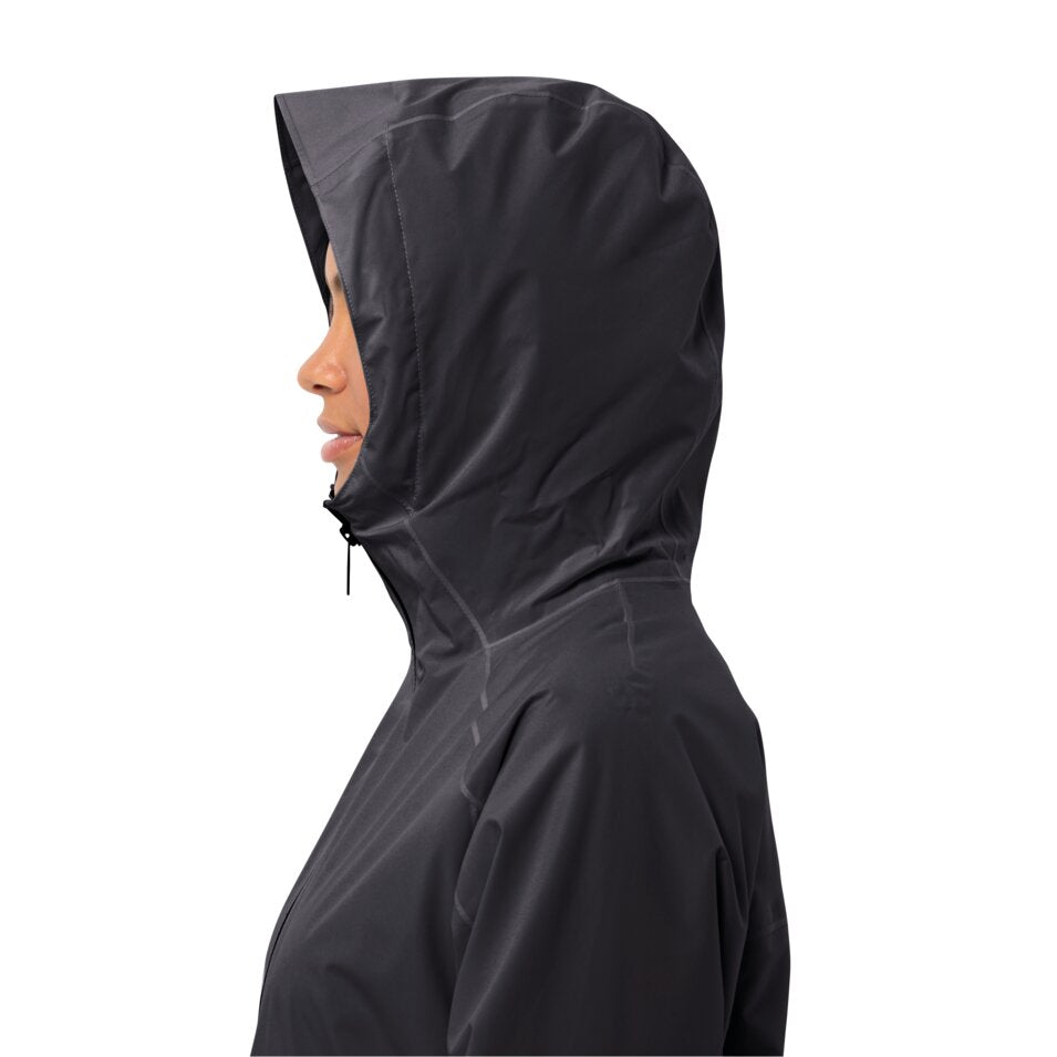 Jack Wolfskin Mainkai Long JKT W, phantom