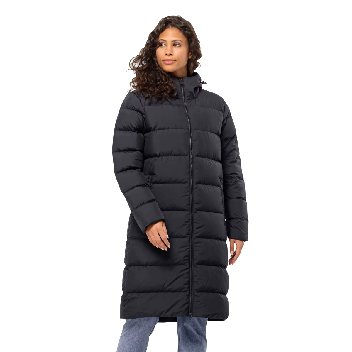 Jack Wolfskin Naisten Frozen Palace Coat untuvatakki, phantom