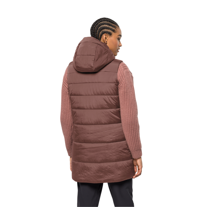Jack Wolfskin Eisbach Vest W, wild ginger