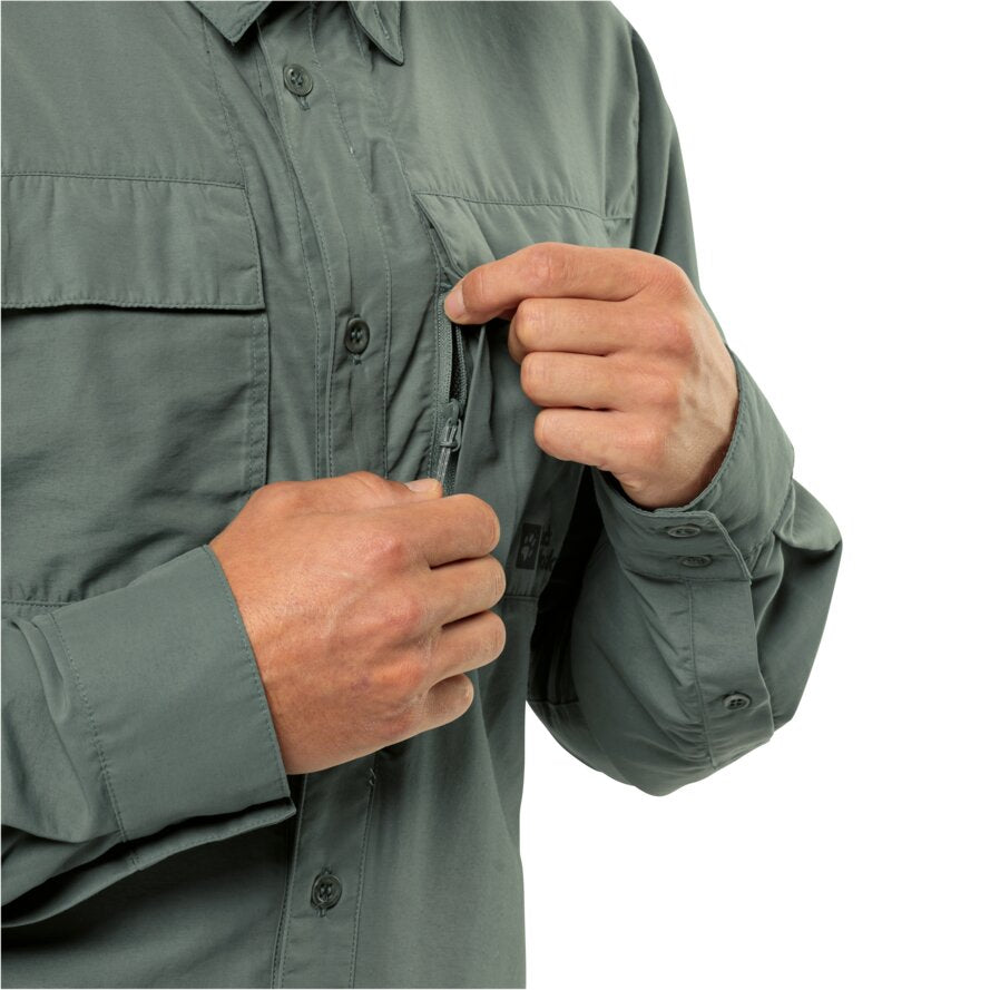 Jack Wolfskin Miesten Barrier tekninen paita