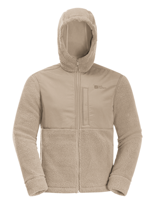 Jack Wolfskin Miesten Felslicht hupullinen fleecetakki