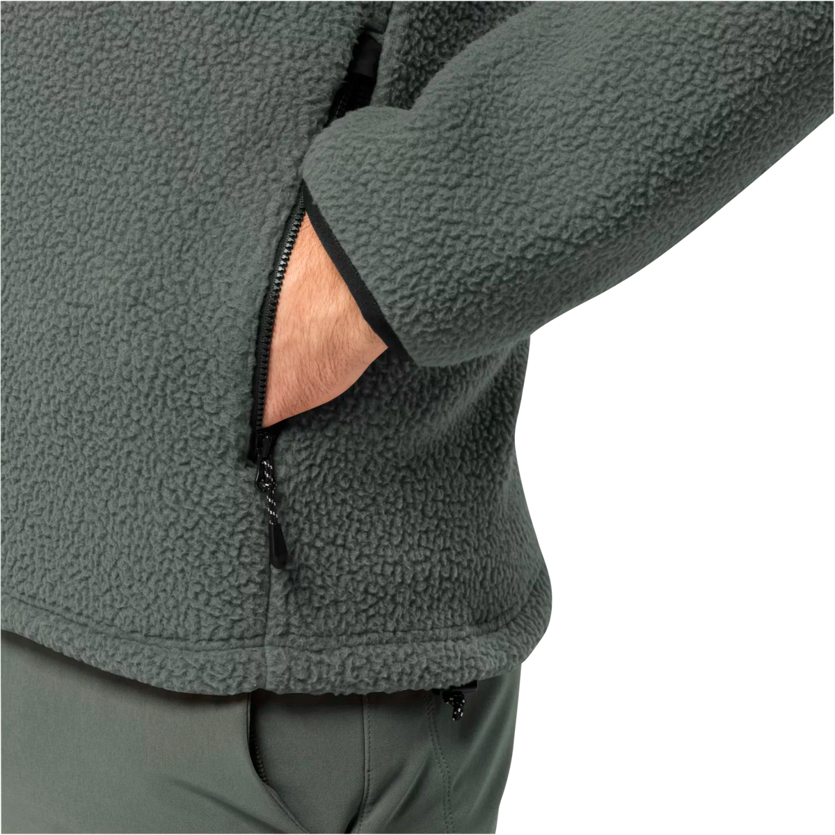 Jack Wolfskin Miesten Kammweg Pile fleecetakki, slate green