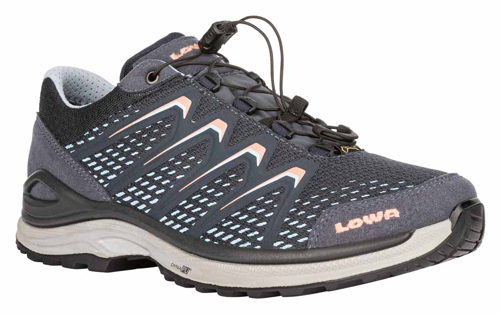 LOWA Maddox GTX Lo Ws, Steel Blue/Salmon