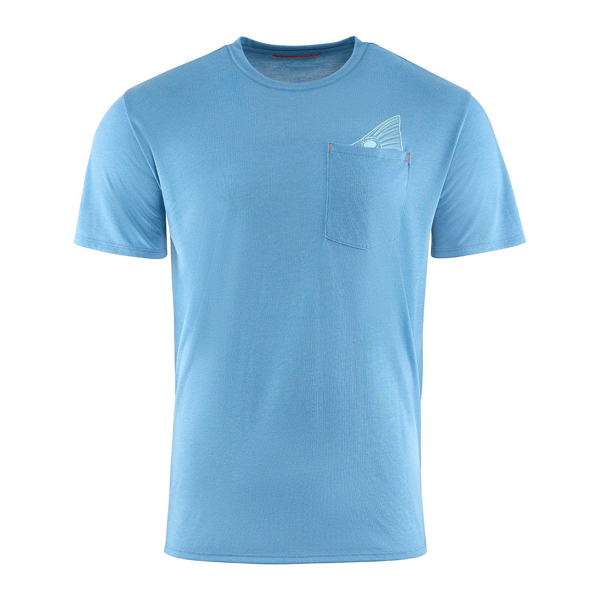 Grundéns Species Pocket Tee t-paita, Captains Blue Heather
