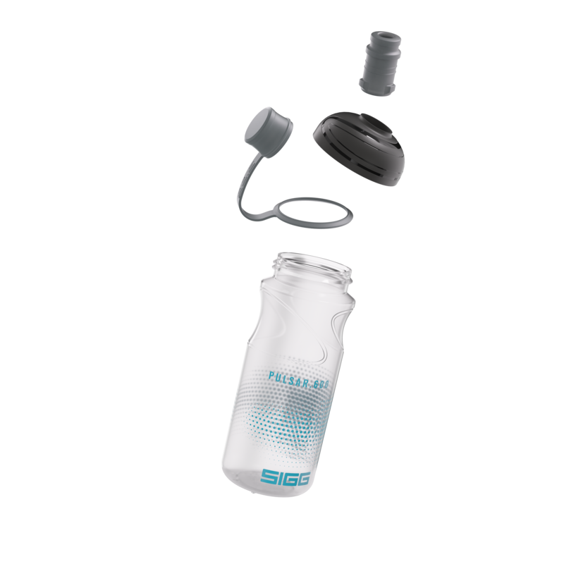 SIGG Pulsar urheilupullo Transparent Aqua 0,6 L