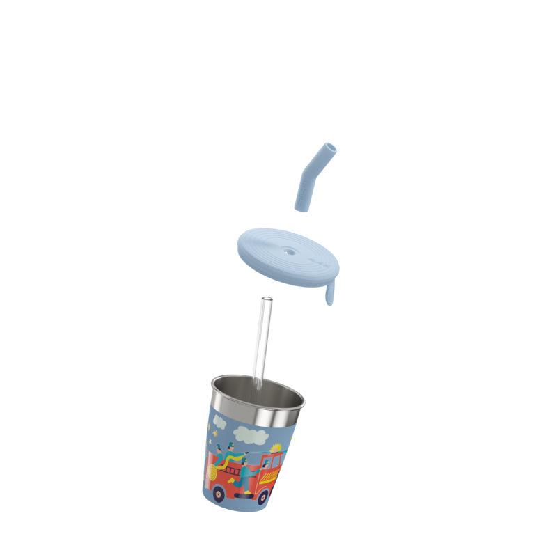 SIGG Kids Straw Cup - lasten pillimuki Pompier 0,35 L