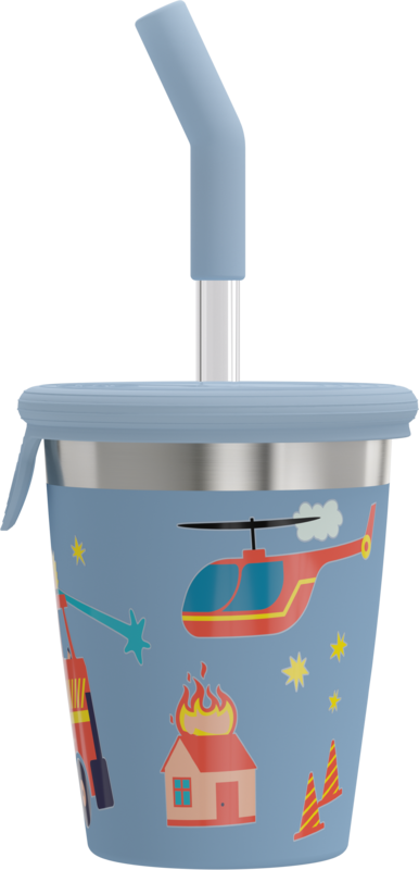 SIGG Kids Straw Cup - lasten pillimuki Pompier 0,35 L