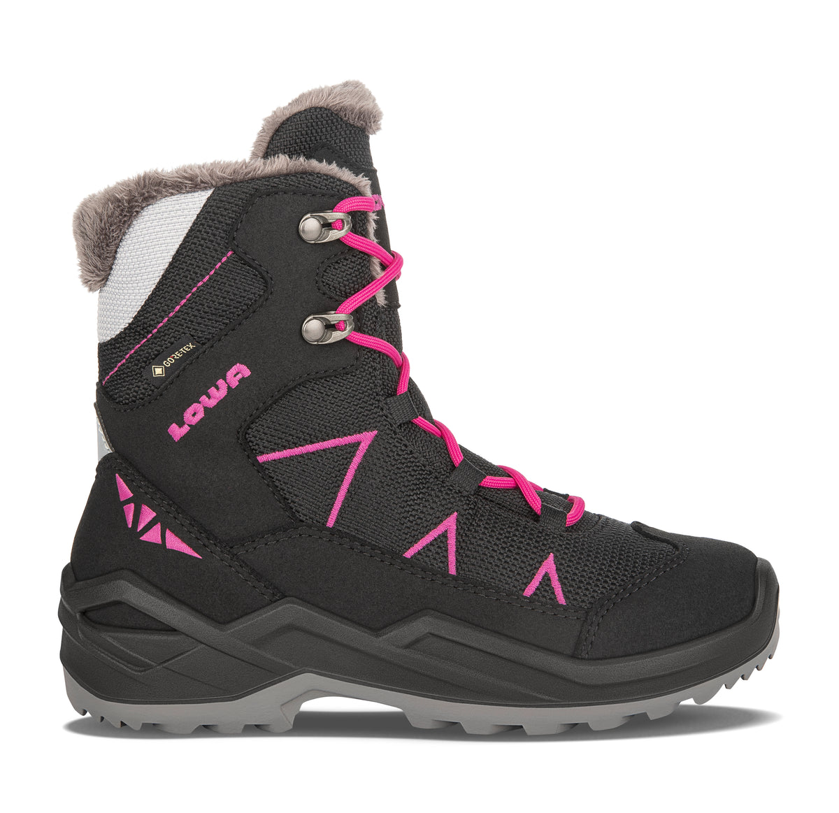 LOWA Jonas GTX Mid, black/fuchsia