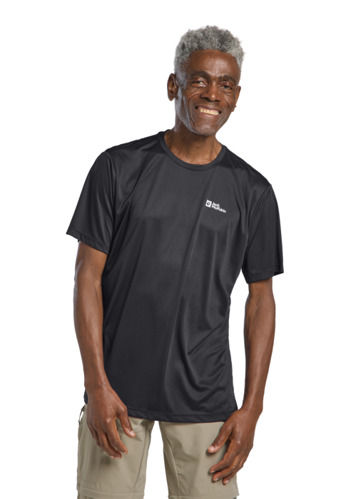 Jack Wolfskin Miesten Tech t-paita, phantom