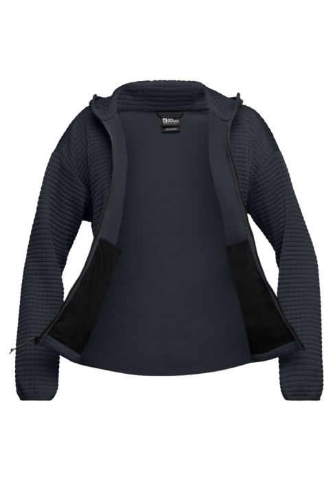 Jack Wolfskin Naisten Mogari vetoketjullinen huppari