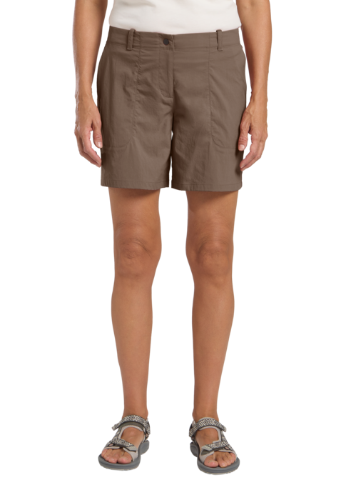 Jack Wolfskin Naisten Desert shortsit, cold coffee
