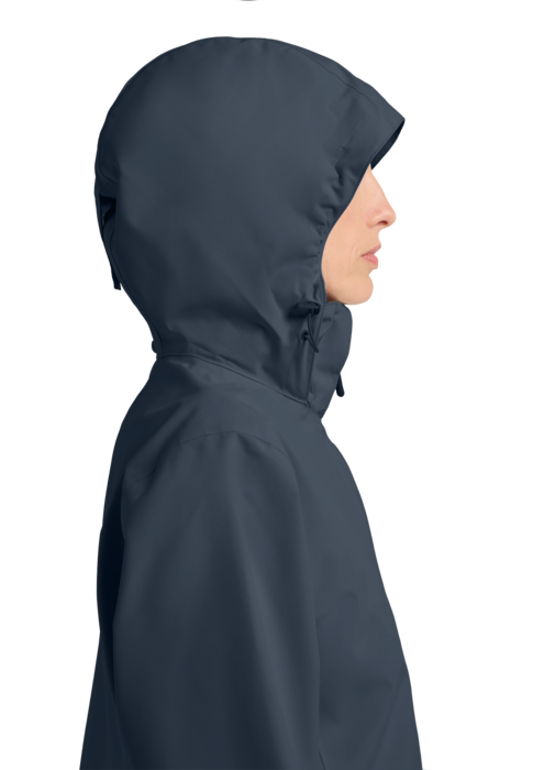 Jack Wolfskin Naisten Trailtime 2-kerroksinen kuoritakki