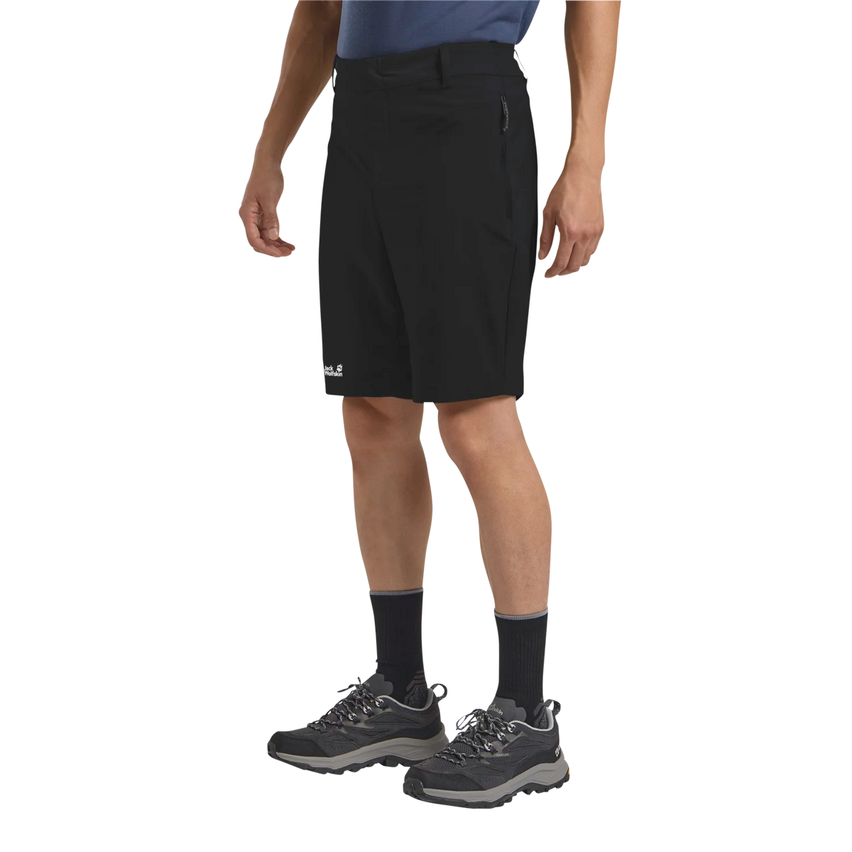 Jack Wolfskin Miesten Hikeout shortsit, black