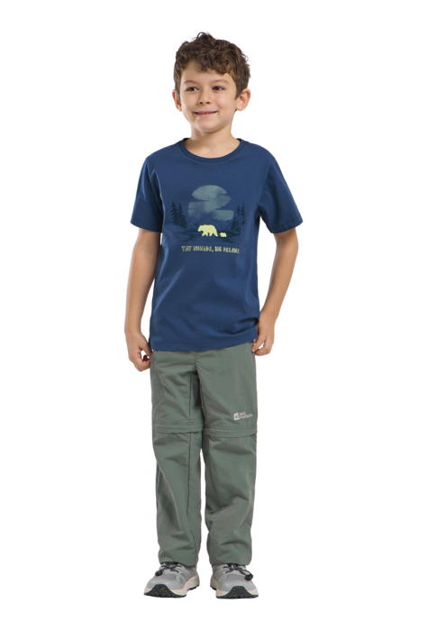 Jack Wolfskin Lasten Graphic Cotton t-paita