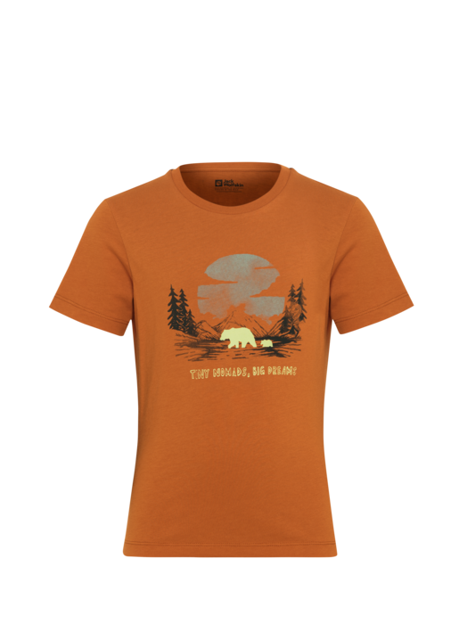 Jack Wolfskin Lasten Graphic Cotton t-paita