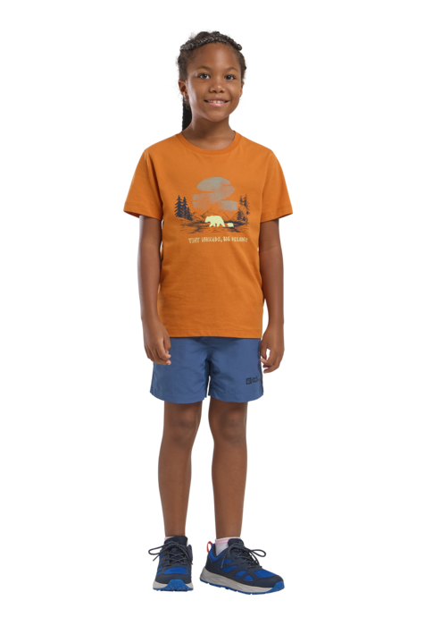 Jack Wolfskin Lasten Graphic Cotton t-paita