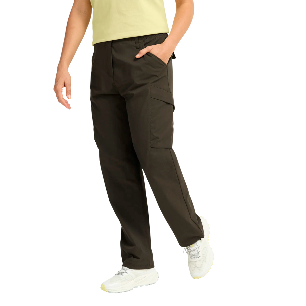 Jack Wolfskin Naisten Mahani cargohousut, obsidian moss
