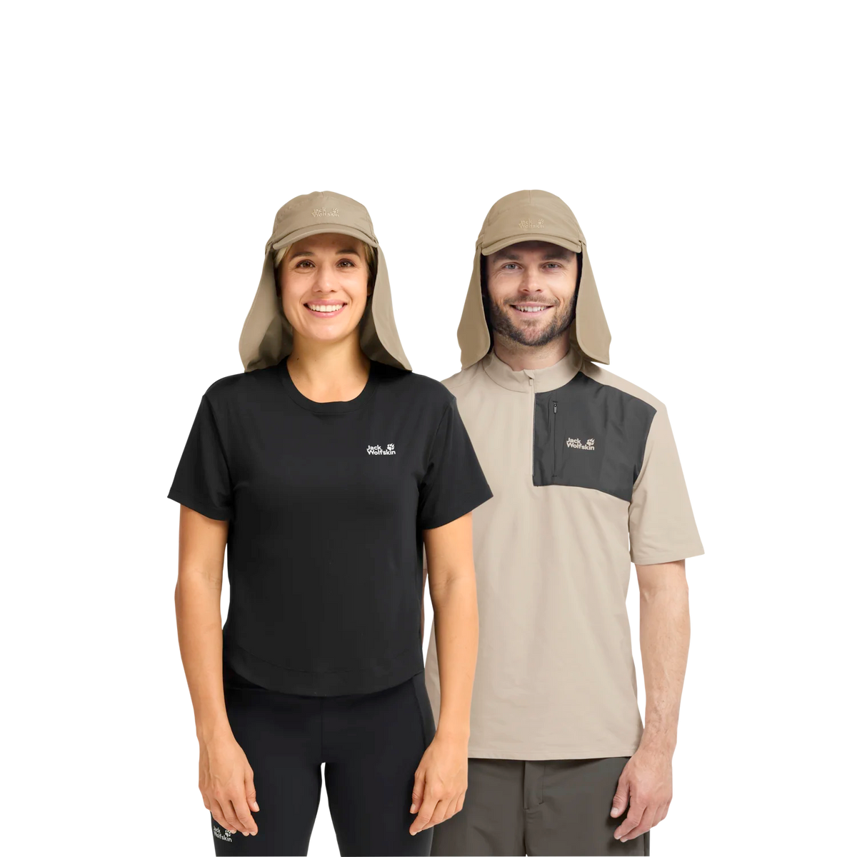 Jack Wolfskin Canyon Cap lippis - irrotettavalla niskasuojalla