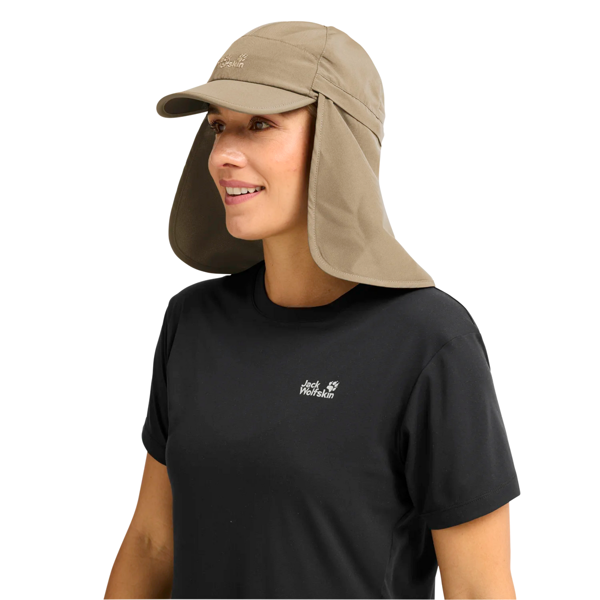 Jack Wolfskin Canyon Cap lippis - irrotettavalla niskasuojalla