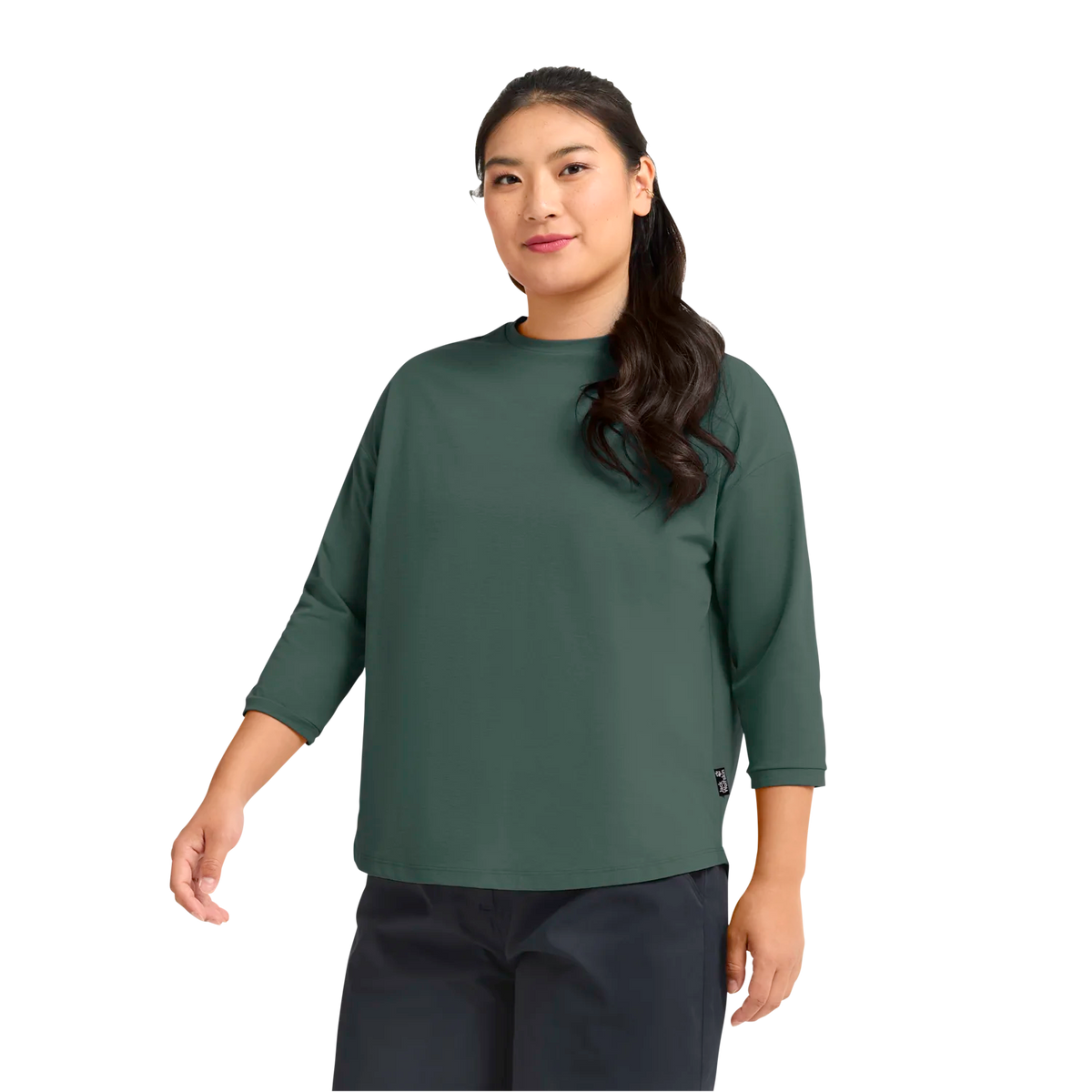 Jack Wolfskin Naisten Travel 3/4 Osa t-paita, sago palm