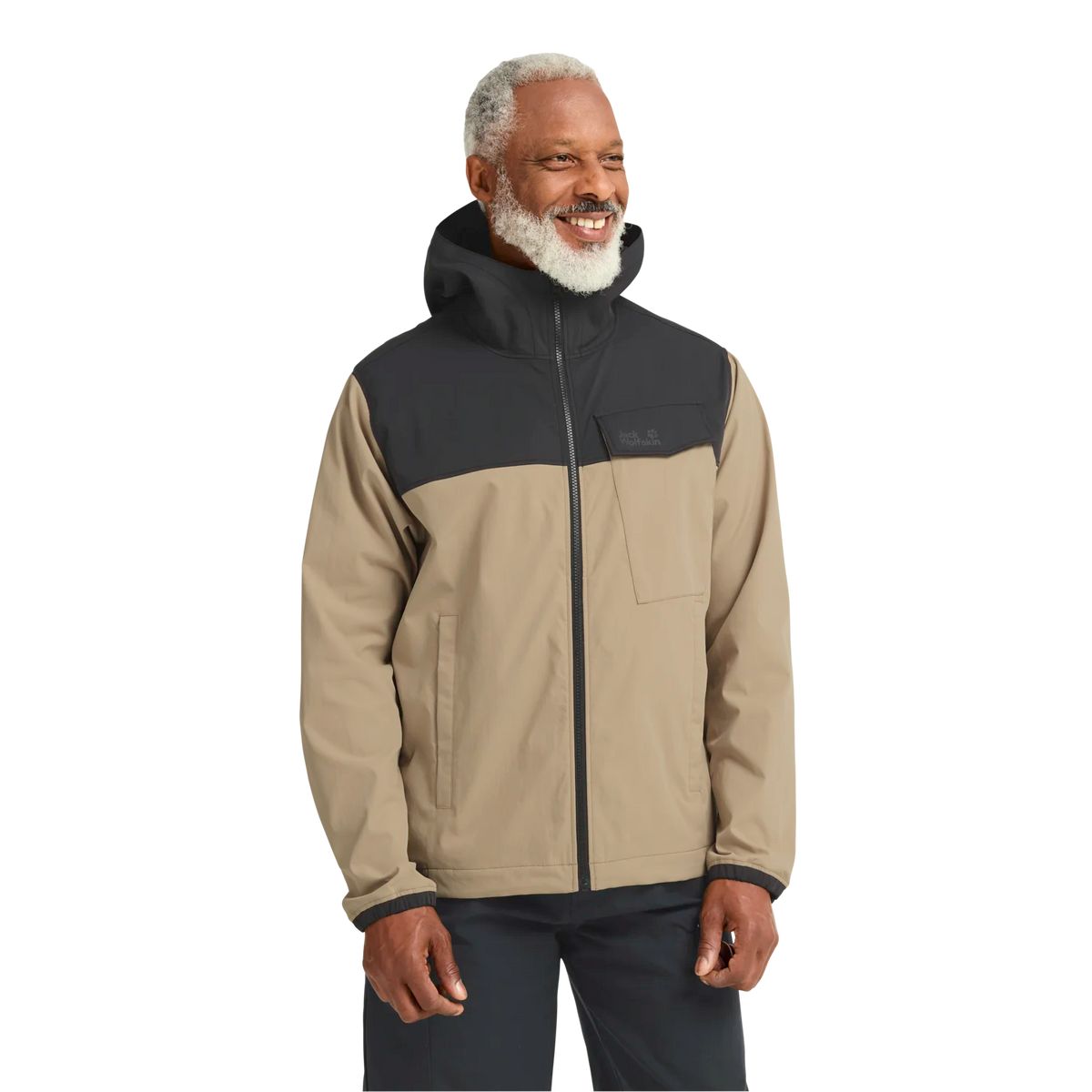 Jack Wolfskin Miesten vettähylkivä Mahani takki, hazel wood
