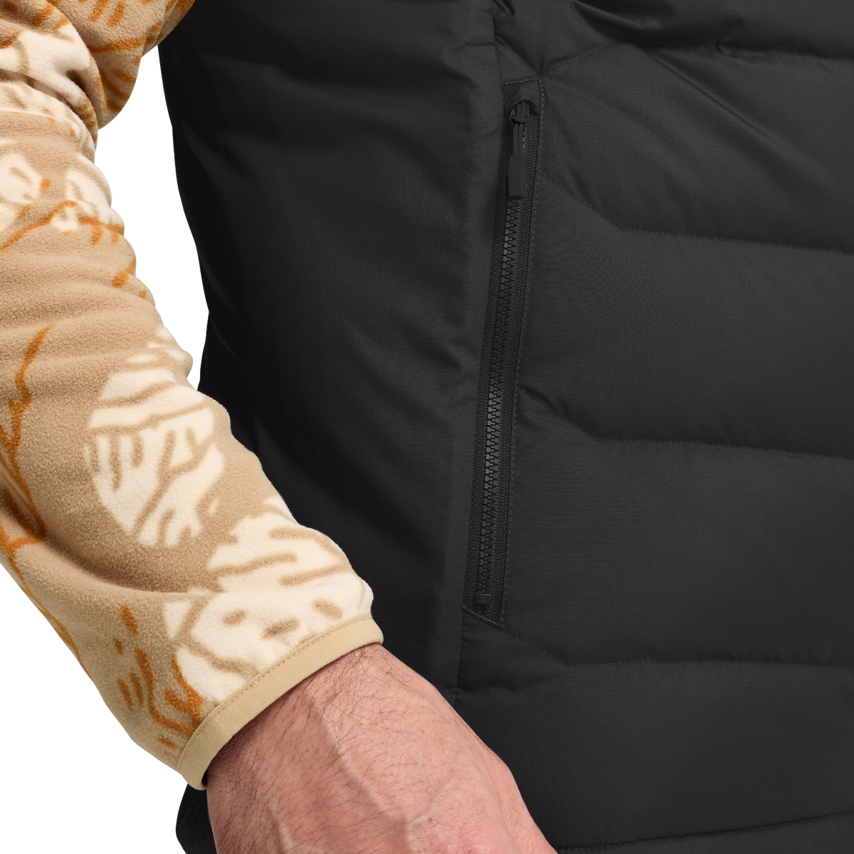 Wild Pass Down Vest M RDS black – bongestore.com