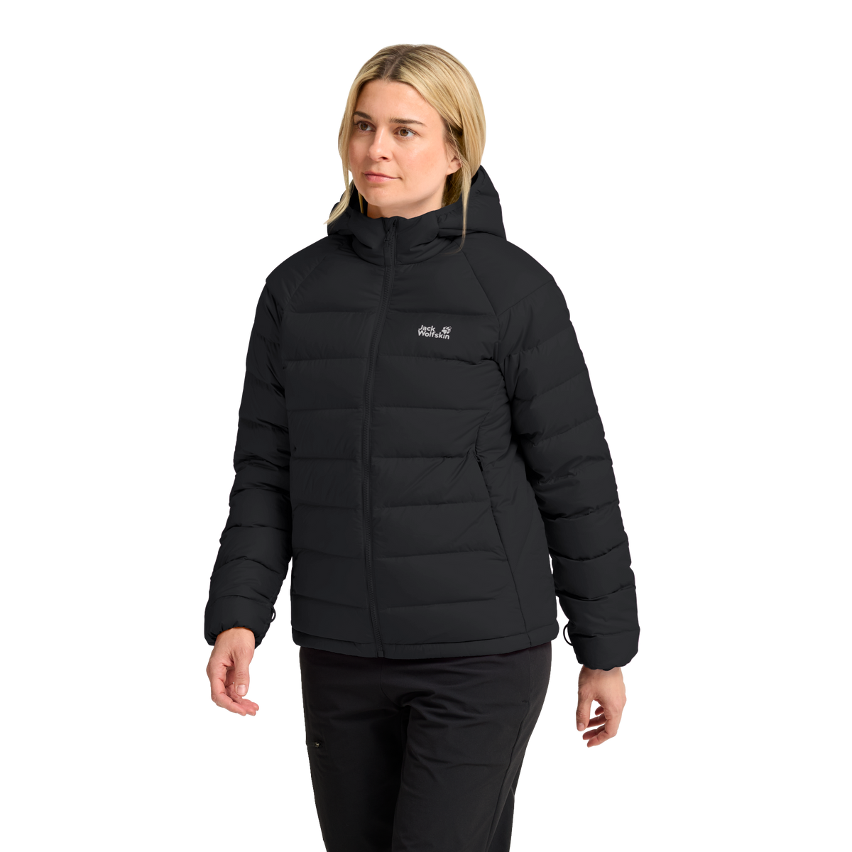Wild Pass Down Hoody W RDS black – bongestore.com