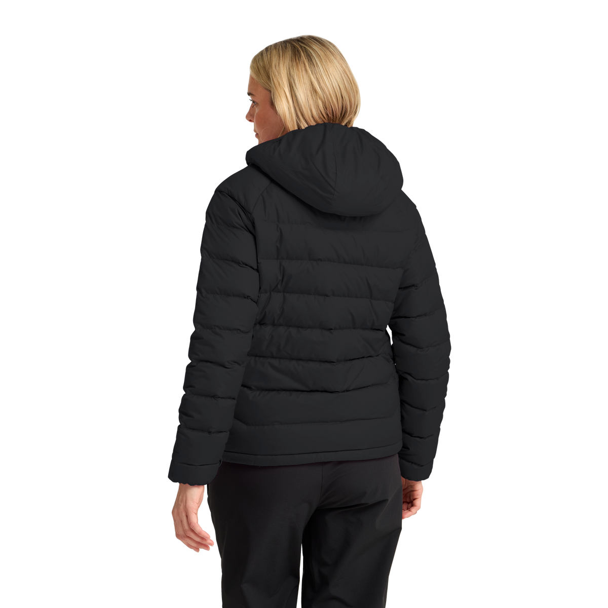 Wild Pass Down Hoody W RDS black – bongestore.com