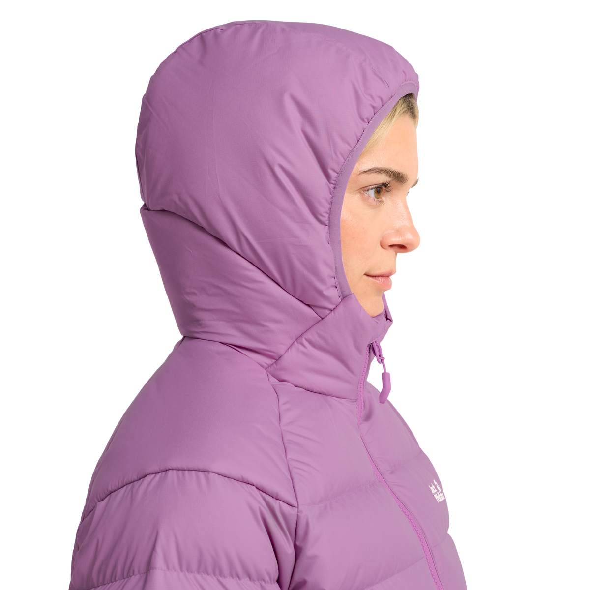 Wild Pass Down Hoody W RDS vivid orchid – bongestore.com