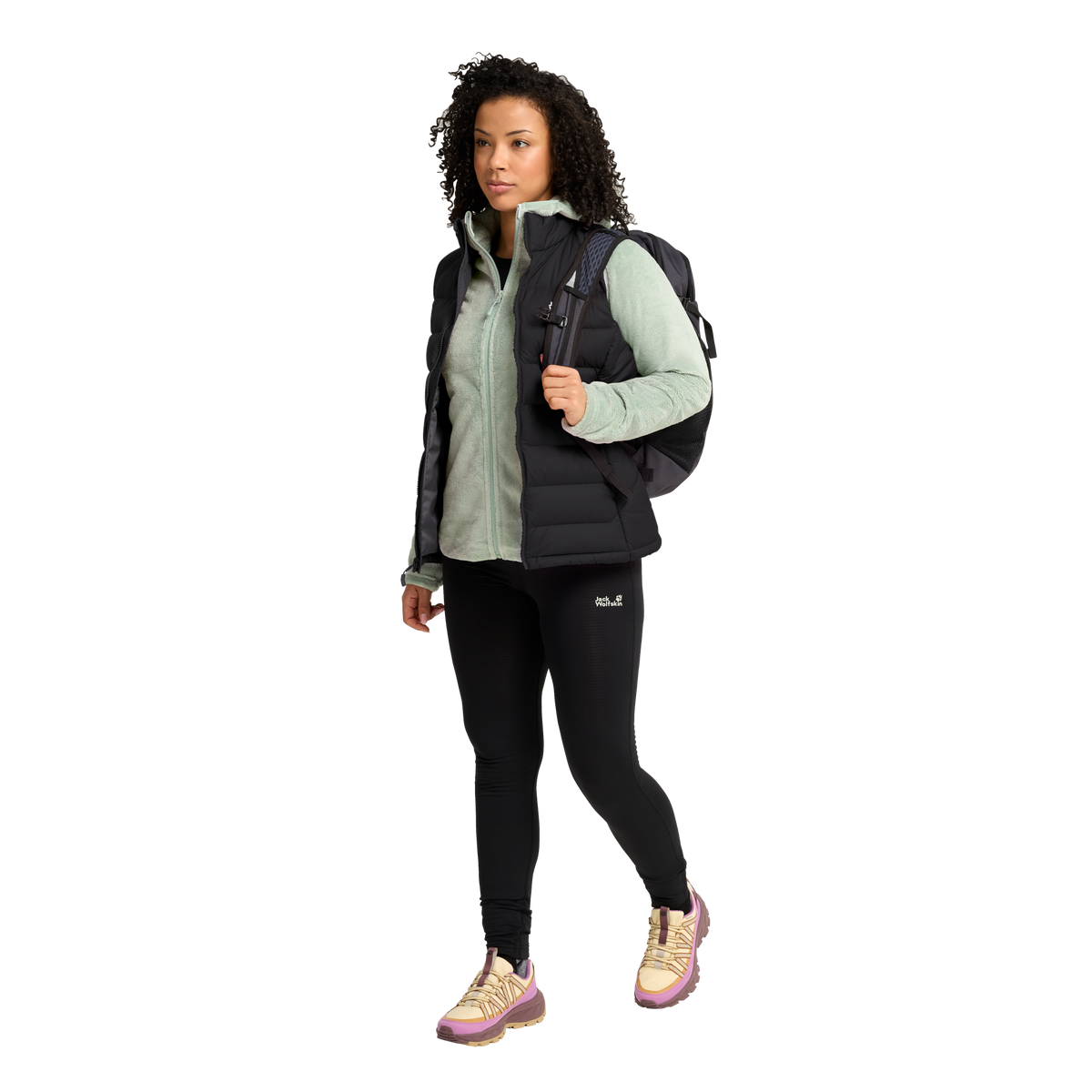 Wild Pass Down Vest W RDS black – bongestore.com