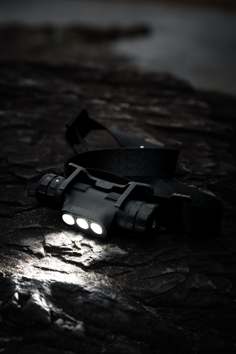 Nebo Transcend 1500 ladattava otsavalaisin - Black Line