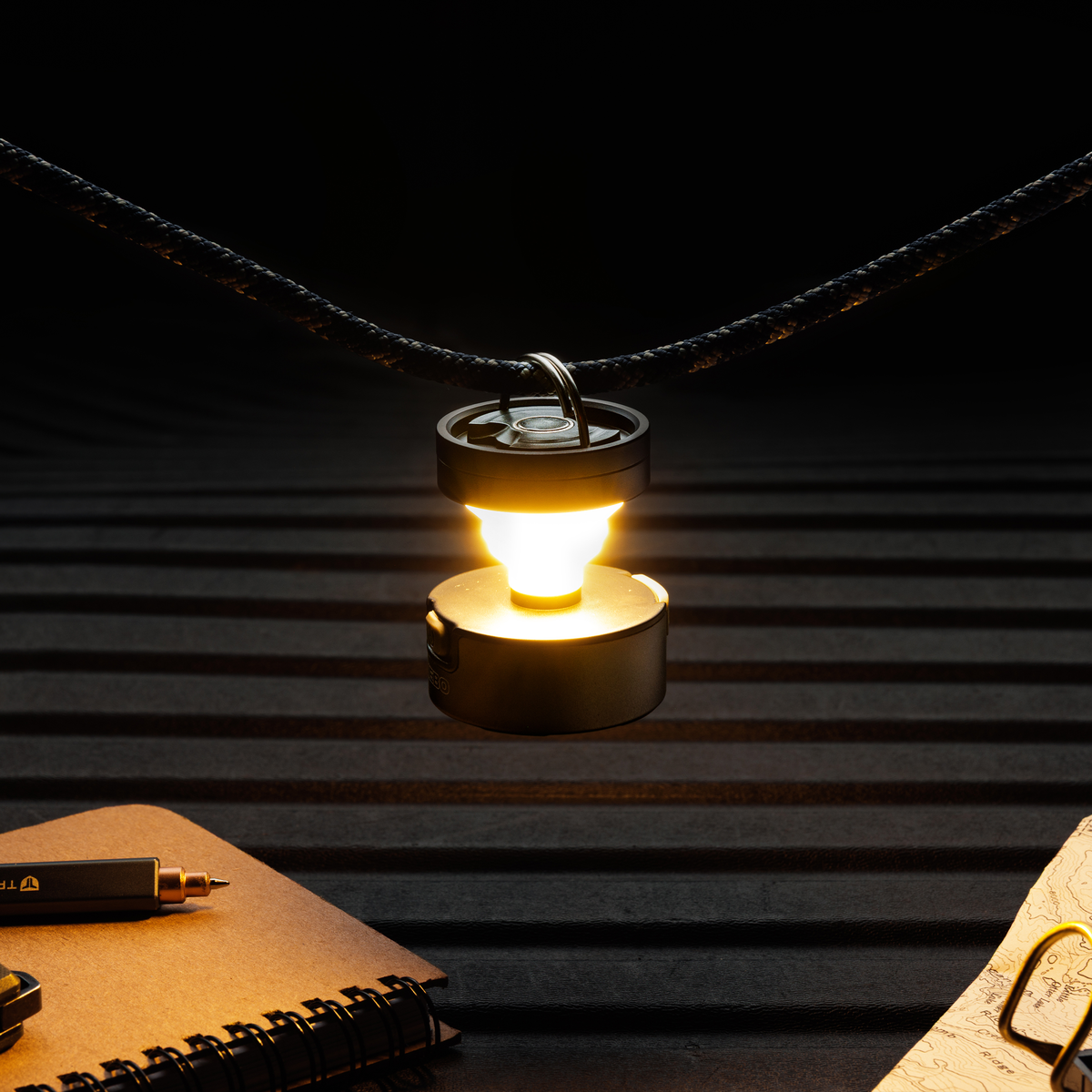 Nebo Poppy Puck ladattava LED-retkilyhty