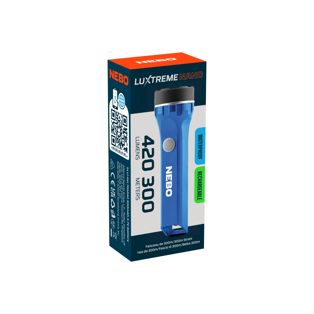 Nebo Luxtreme Nano Pocket Light (Blue)