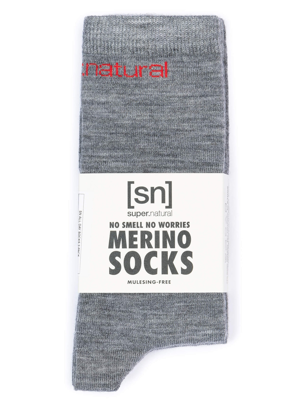 SN All Day Socks 2-pack -merinosukat – tuotekuva takaa