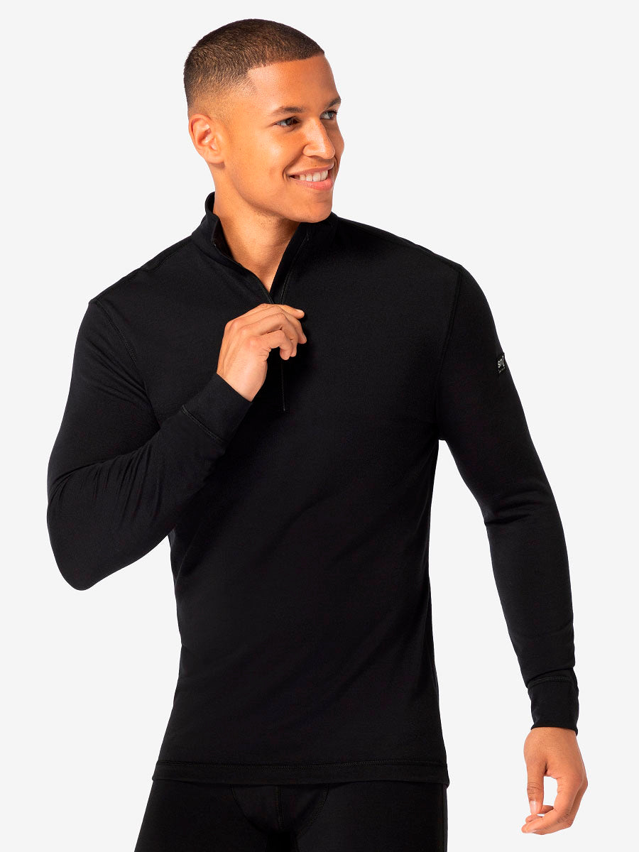 super.natural Arctic230 Zip 1/4 miesten merinovillainen kerrastopaita