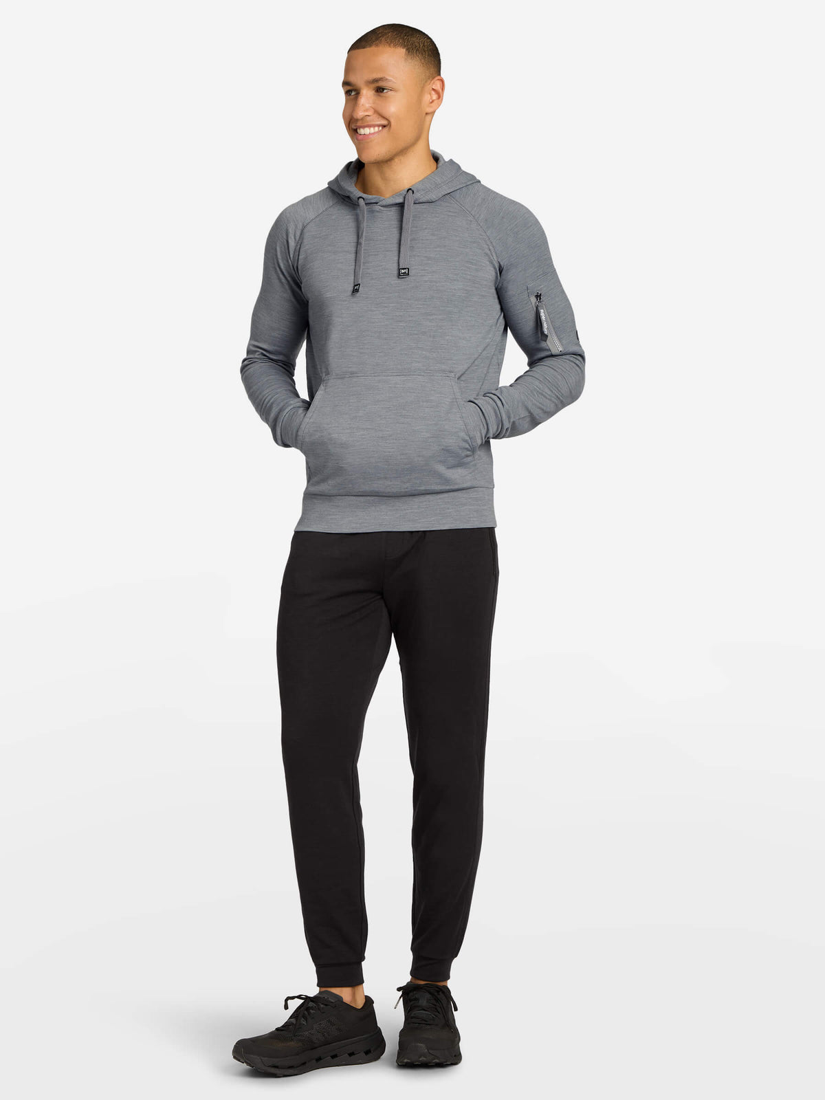 super.natural Favourite Pocket miesten merinovillainen huppari