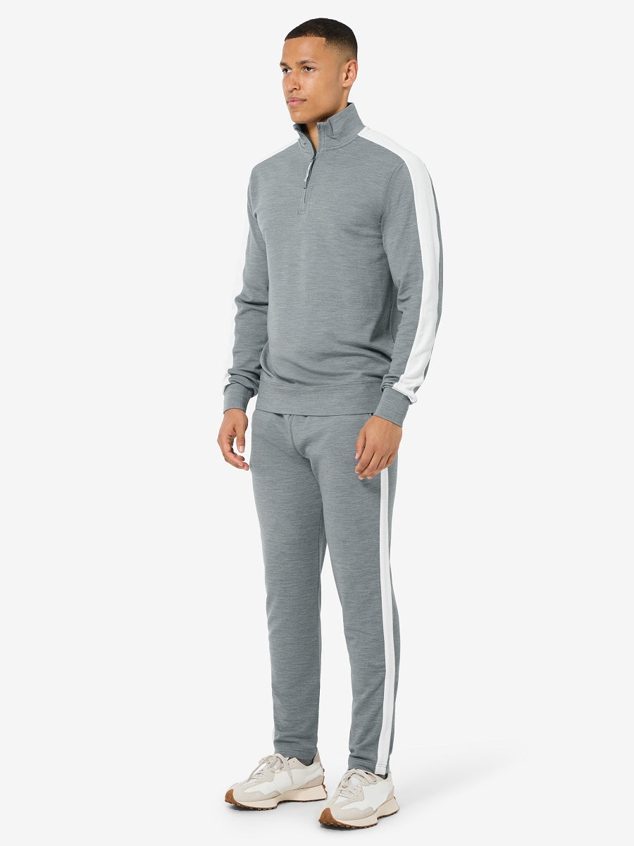 super.natural Colorado Zip Turtleneck miesten merinopaita