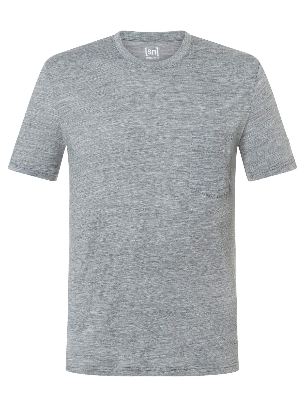 super.natural Pocket miesten merinovillainen t-paita