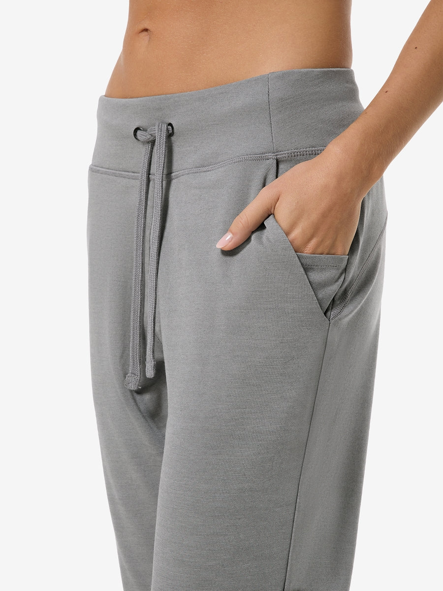super.natural Yobo naisten merinovillaiset housut, Cashmere Grey Melange