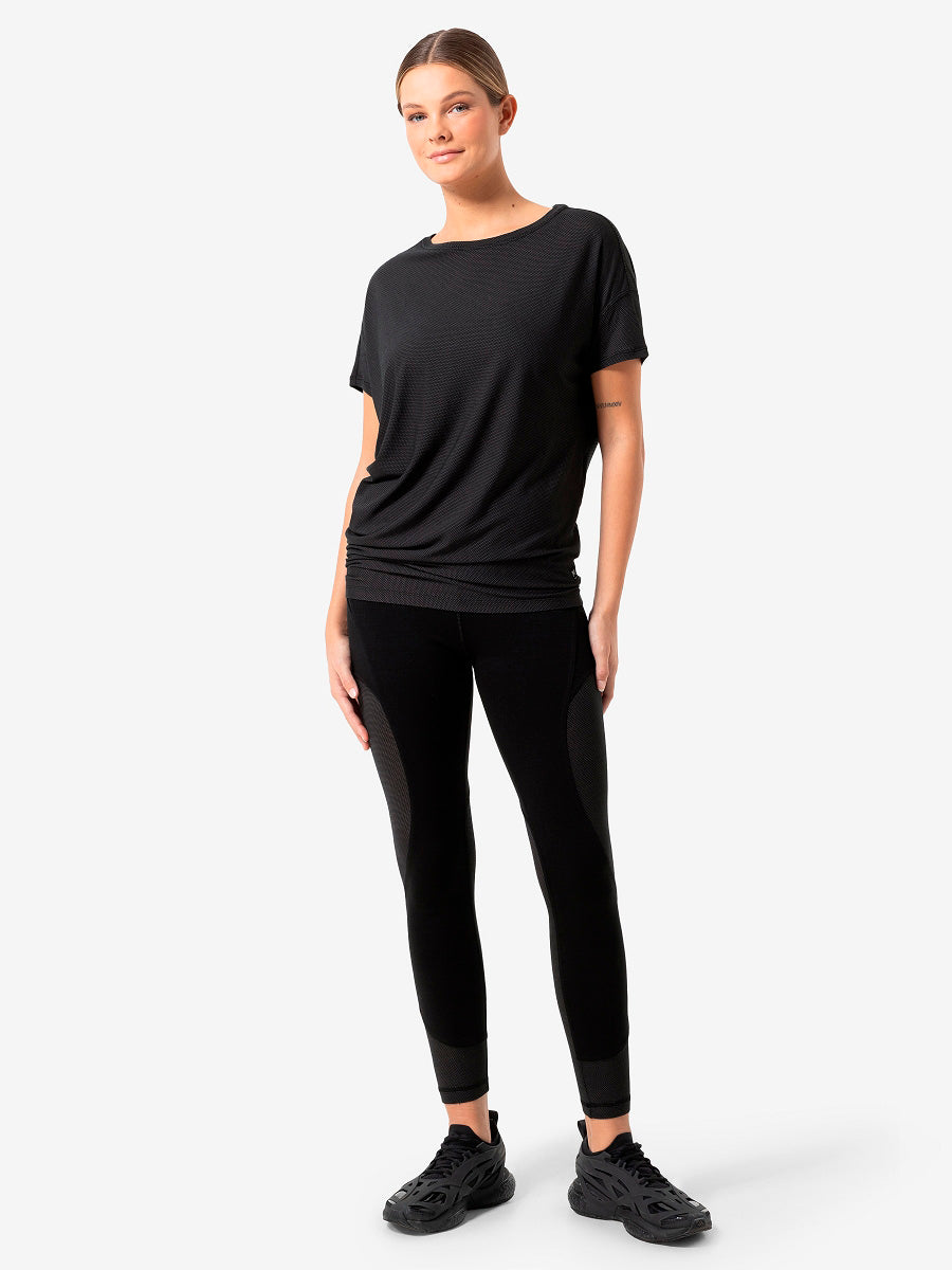 super.natural Loose Air Tee naisten merinopaita joogaan ja treeniin