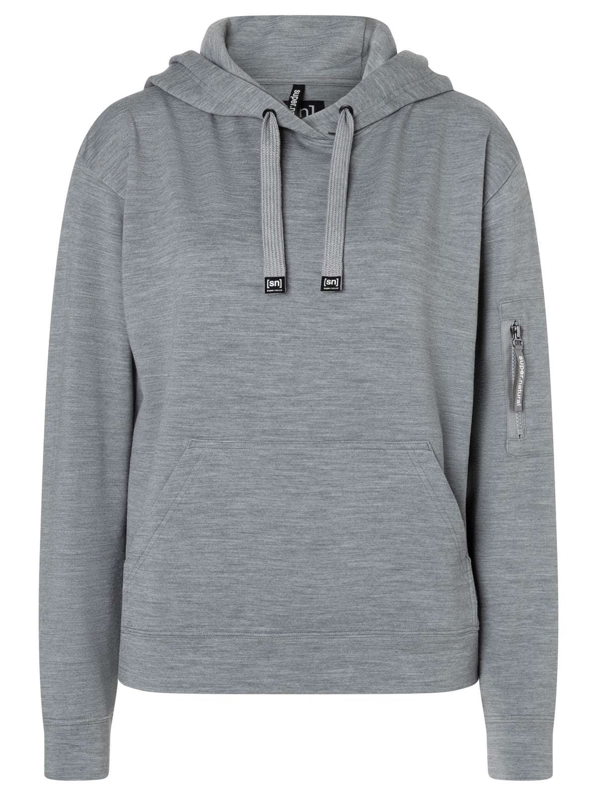 super.natural Favourite Pocket naisten merinovillainen huppari