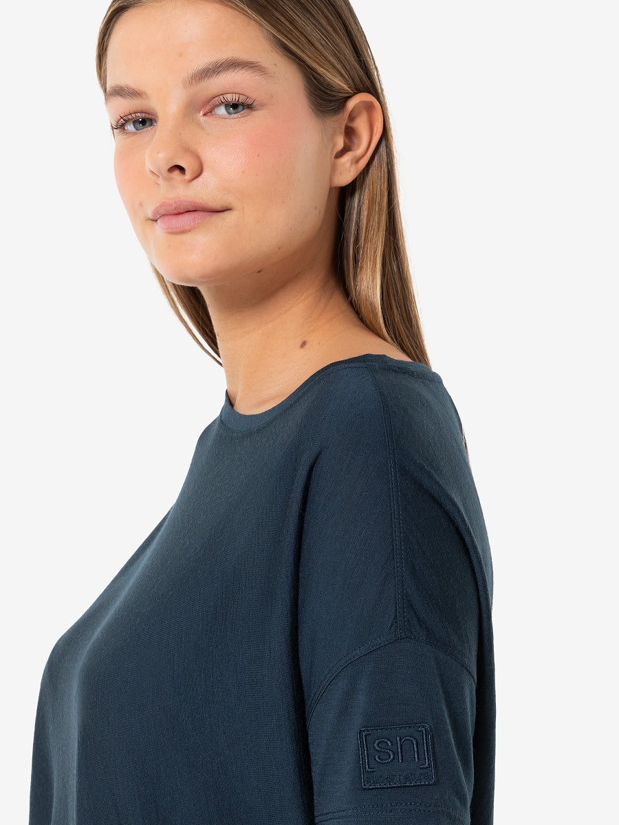 super.natural Yoga Loose Bio J naisten merinovillainen mekko
