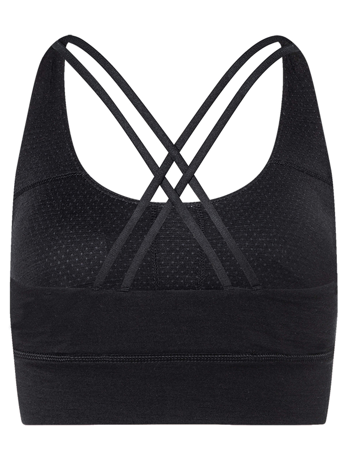 Naisten All Day Super Top -merinotoppi, väri Jet Black – tuotekuva takaa