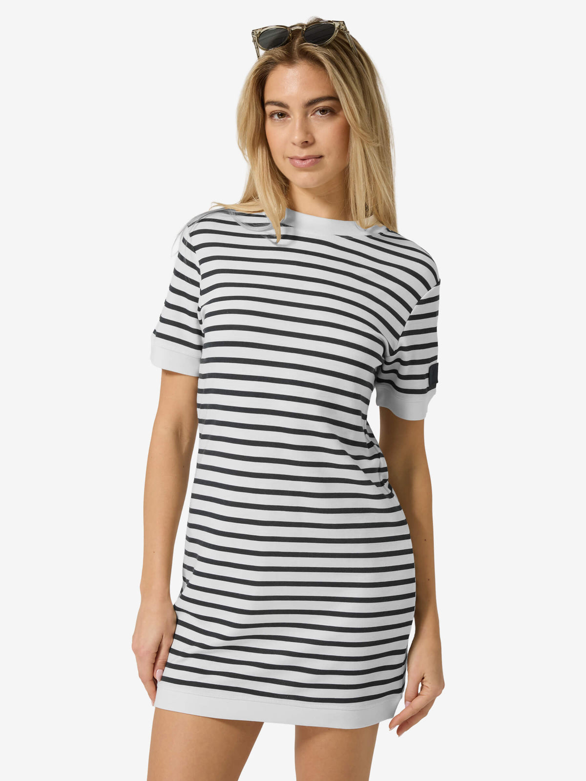super.natural Casual Stripe Bio naisten raidallinen merinovillainen mekko