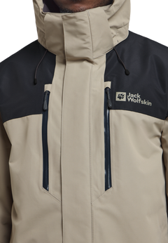 Jack Wolfskin Miesten Jasper 2L vedenpitävä takki, stone