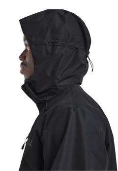 Jack Wolfskin Miesten Jasper 2L vedenpitävä takki, black