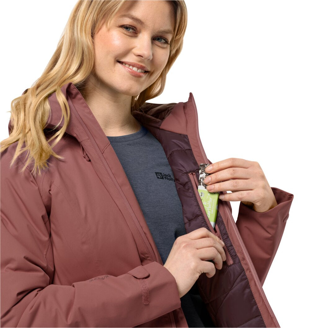 Jack Wolfskin Wisper Ins JKT W, apple butter