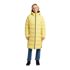 Jack Wolfskin Naisten Frozen Palace Coat untuvatakki, lemon ice