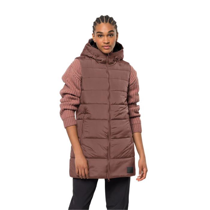 Jack Wolfskin Eisbach Vest W, wild ginger