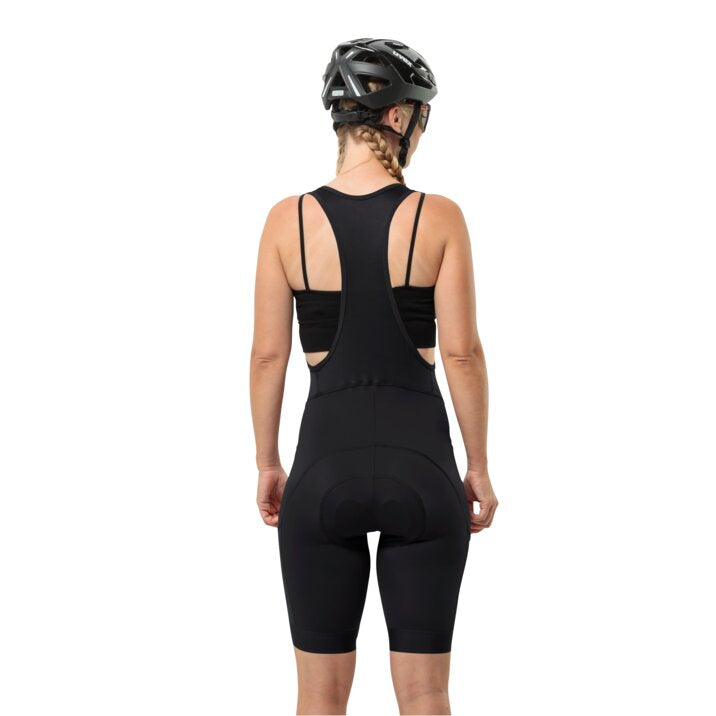 Jack Wolfskin Naisten Morobbia Bib pyöräilyshortsit